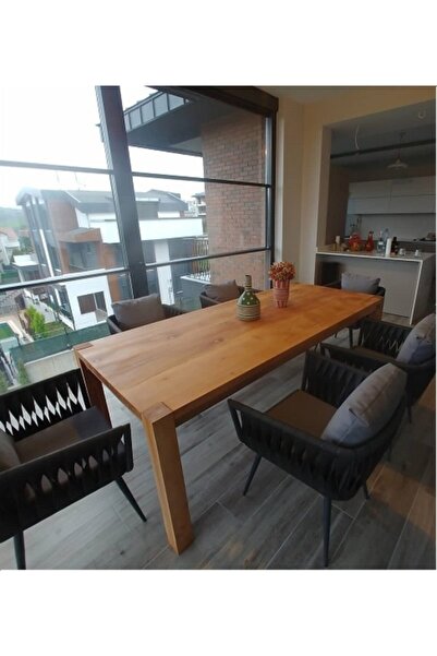 MORCEVİZ Özel Tasarım Kestane Yemek Masası