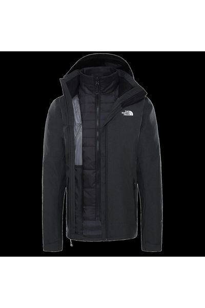 THE NORTH FACE سترة نسائية سوداء W Inlux Triclamate Nf0a4svjph51