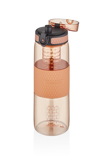 Uzspace 700ml Silicone Body Tritan Water Bottle with Detox Apparatus