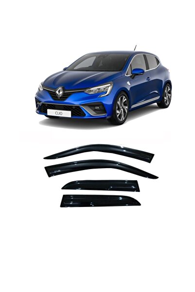 CARDANADAM Renault Clio 5 Parlak Siyah Cam Rüzgarlığı 2020-2021 Kasa Uyumlu 4...