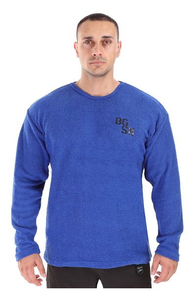 Big Sam Men's Oversize Sweatshirt, Winter Towel Fabric Sweater