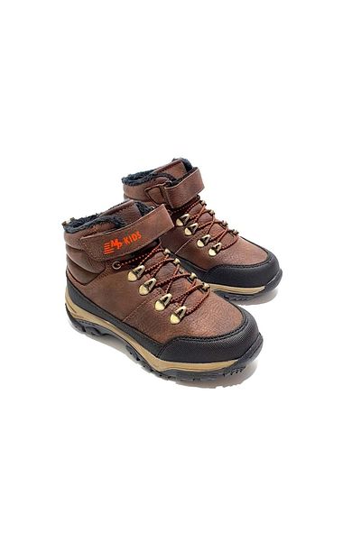 M.P. Boy's Brown Orthopedic Trekking Boots 35 5894