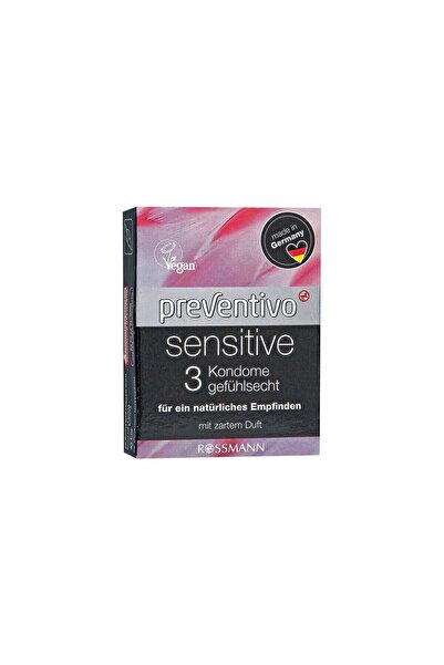 Preventivo - Prezervatif - Sensitive Seyahat Boy - 3'lu