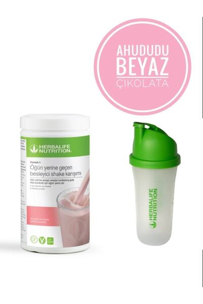 Herbalife Ahududu Ve Beyaz Çikolata Aromalı Shake