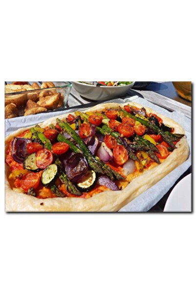 La Vita e Bella Karışık Kebap Kanvas Tablo Ym-1015