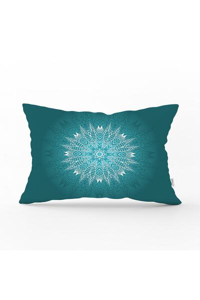 Realhomes Husă de pernă decorativă cu model Mandala - Design dreptunghiular
