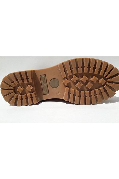 Darkwood 3507 Cizme unisex din piele naturală galbenă și talpă din cauciuc autentic impermeabile impermeabile unisex