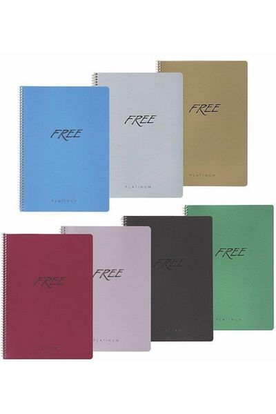 KESKİN COLOR Caiet gratuit Platinum A4 80 de coli cu copertă din PP