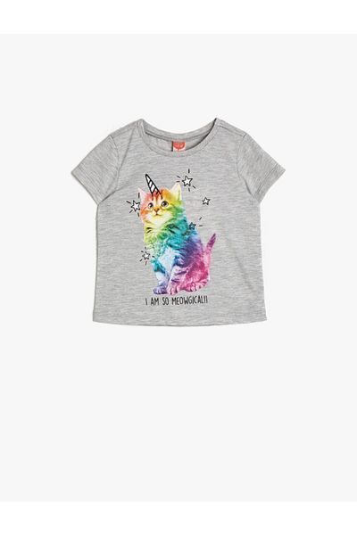 Koton Baby Girl White T-Shirt