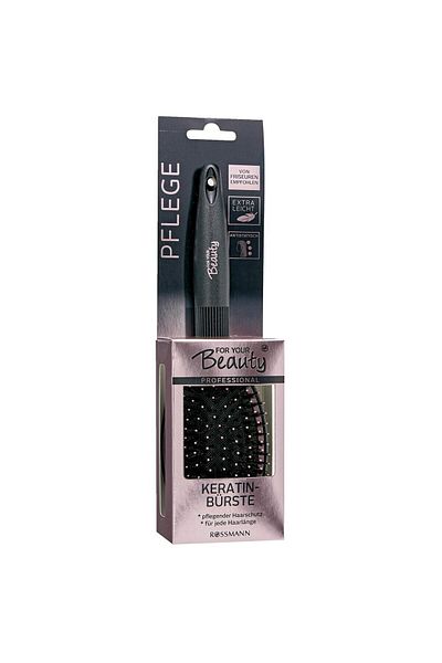 FOR YOUR BEAUTY Professional Hair Brush with Keratin, Cuban Model