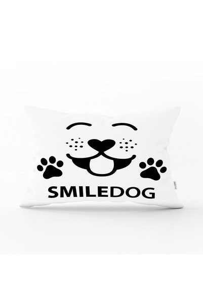 Realhomes Smiledog motiv, digitalno štampana moderna pravougaona jastučnica