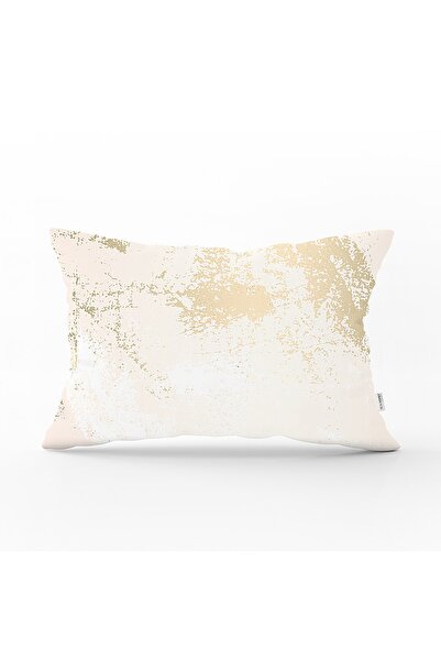 Realhomes Renkli Zeminli Soyut Mermer Desenli Dijital Baskılı Modern Dikdörtg...