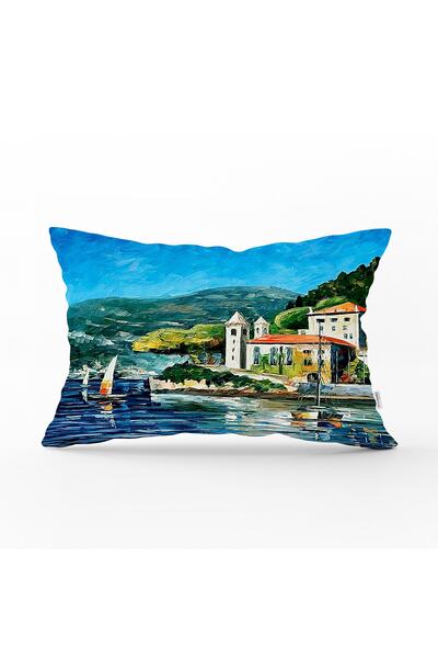 Realhomes Navlaka za jastuk modernog pravougaonog oblika sa digitalnim štampa...