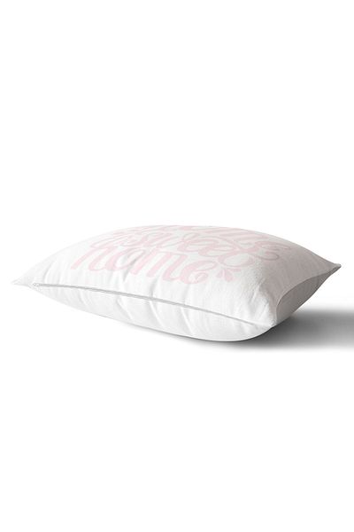 Realhomes Pudra Home Sweet Home Digital Printed Rectangular Throw Pillow Cover