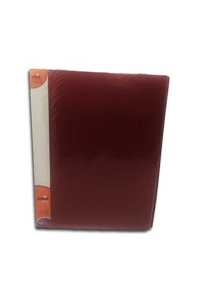 Umix Umix Basic Presentation File 10 Pieces Red