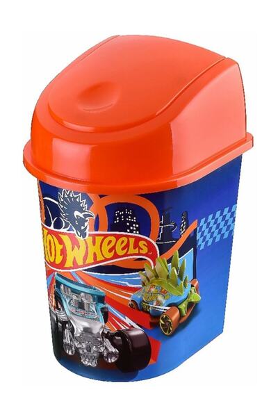 Tuffex - Hot Wheels Lisanslı Klik Çöp Kovası 3lt.