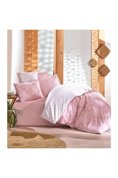 Cotton Box طقم غطاء لحاف مزدوج مينيمال - وردي Ctn-rf-ç.k-n.t-best Pink