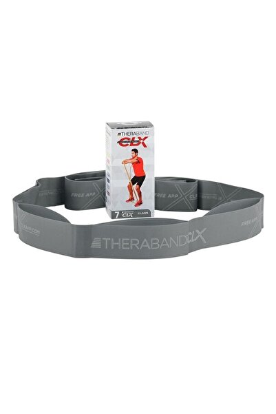 THERABAND Clx 11 Loops - أربطة تمرين فردية مقاومة، ثقيلة للغاية - فضي