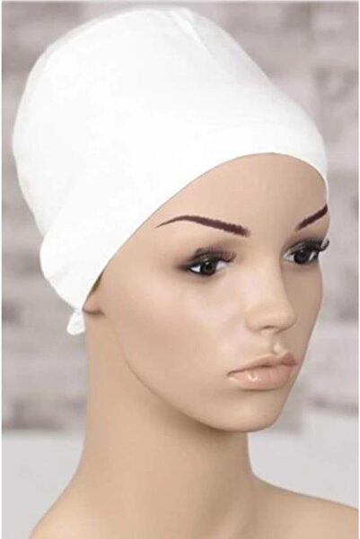 DOĞRU Dikişsiz Beyaz Bone