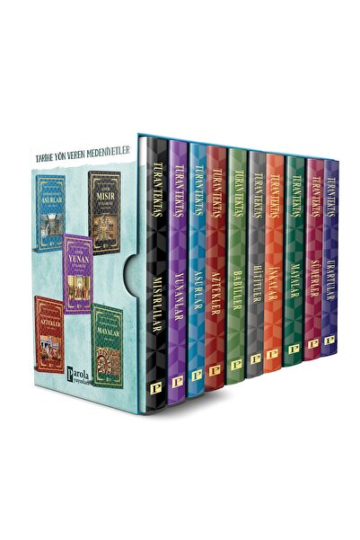 Parola Yayınları Tarihe Yön Veren Medeniyetler Serisi 10 Kitap Takım Turan Te...