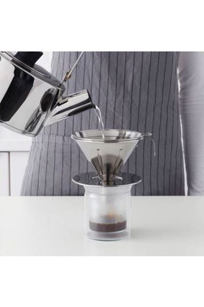 Via Overstrip Filter Coffee Set, Stainless Steel