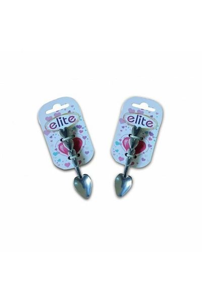 Doğuş Pazar Elite Teaspoon with Heart 6 Pieces 2 Pack Stainless Steel