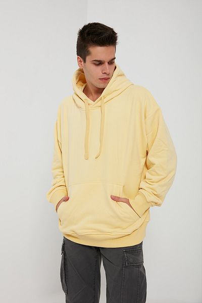Ghetto off limits Unisex Yellow Hooded Sweatshirt