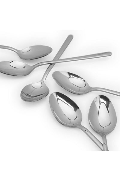 Erdem Belgrade 18/10 - Set of 6 Blister Dessert Spoons