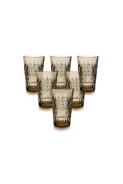 Ezem Lyso 006 Doris 6-Piece Glass Soft Drink Cup Set