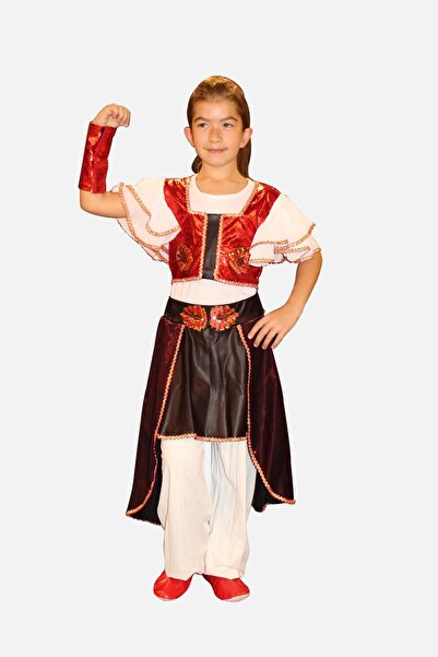 Kız Çocuk Modern Halk Dansları Kostümü