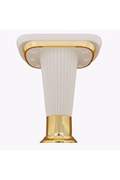 MC PLASTİK Akça Beyaz Gold 15 Cm Plastik Lükens Ayak