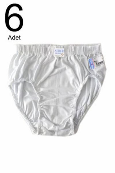 Seher Chiloți albi din bumbac pentru băiat