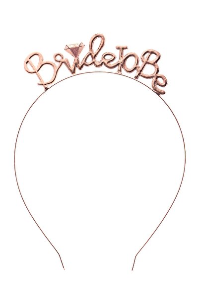 Tahtakaledeyim تاج شعر معدنى للعروس لون روز