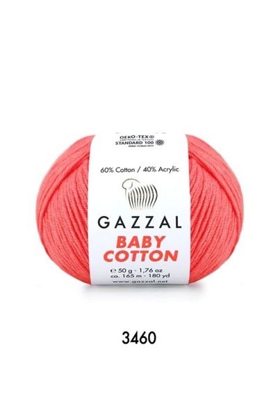 Gazzal Baby Cotton Amigurumi String Neon Pink - 3460 - 50 Γρ. Σχοινί διάτρησης