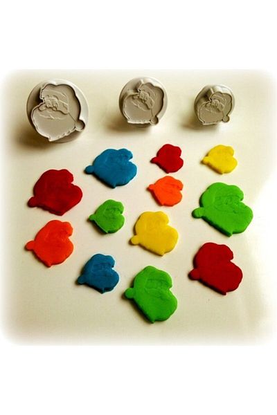 Global Pastisya Santa Claus Sugar Plasticine Shaper with Injector