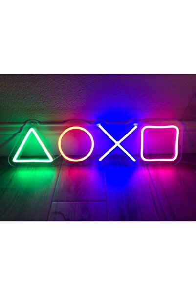 Genel Markalar Neon Led Aydınlatma Psrgb Gece Lambası Parti Süsü Işıklı Duvar...