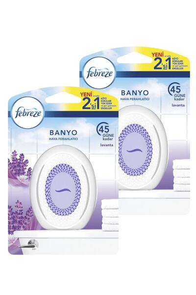 Febreze Hava Ferahlatıcı Banyo Oda Kokusu Lavanta X 2 Adet