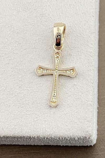 Seda Mücevherat Haç Altın Kolye Ucu