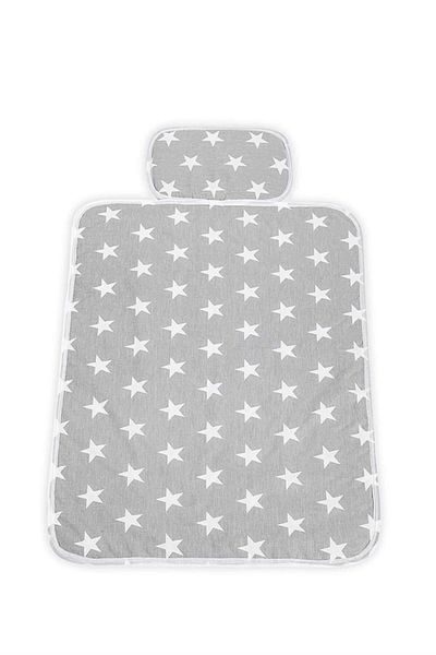 Moje Practical Bottom Opening Mat Gray Star