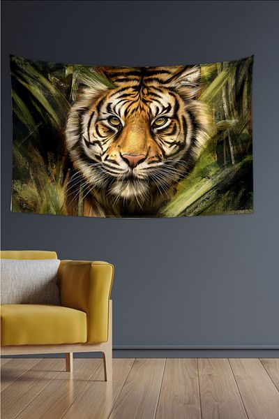 Vagonik Covor Tapiserie Peisaj Tigru 70 X 100 Cm