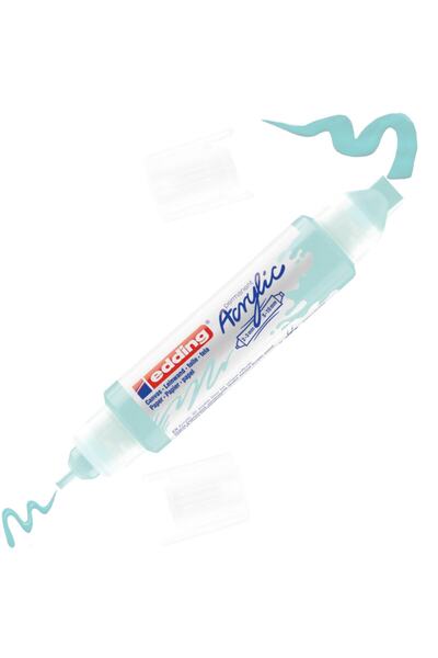 Edding 5400 Akrilik 3d Double Liner 2-3, 5-10 Mm 2 Başlık - Pastel Mavi