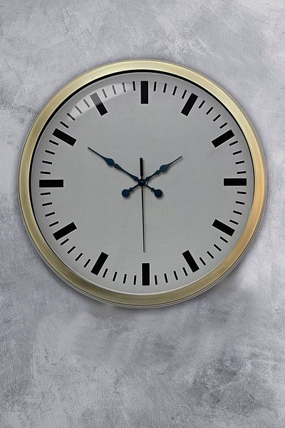 Kasva Concept Δώρο 40 εκ. Αντίκα Μεταλλικό Χιλιάδες Ρολόι τοίχου