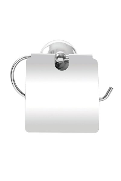 BlackBird Home حامل ورق للمرحاض من النوع المنزلي من الكروم (مع غطاء)