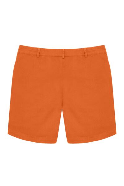 LAGRANZE Ανδρικό πορτοκαλί σορτς τσέπης Chino