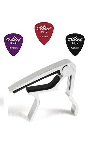 Alice Guitar, kapo, binding, kapo with 3 Plectrums as a Gift