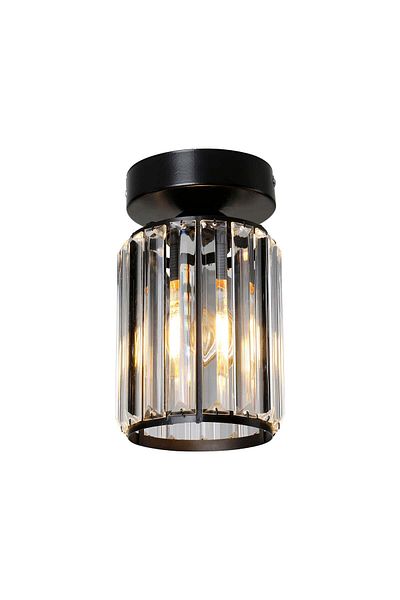 MANO Crystal Plophonier Single Black Chandelier
