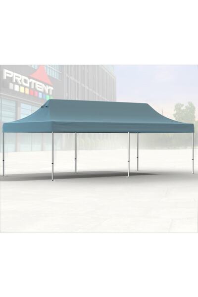 Protent Organizasyon Taziye Çadırı 5x10 Katlanabilir Tente Gazebo Stand Protokol Fuar Çadırı 5x10m