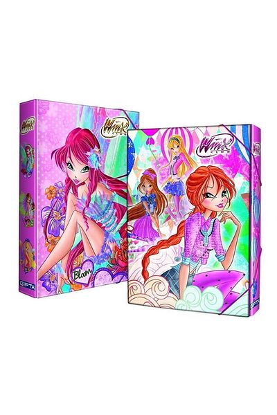 Gıpta Elastic Box File 25x35 Cm Winx Club Box File