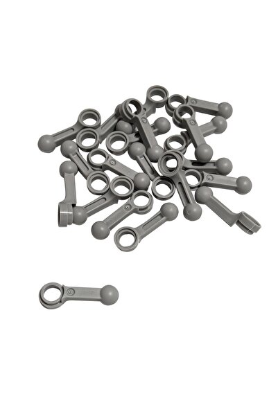 LEGO Original Technic Moc Custom Engine Connecting Rod Light Gray 4 Pieces Wi...