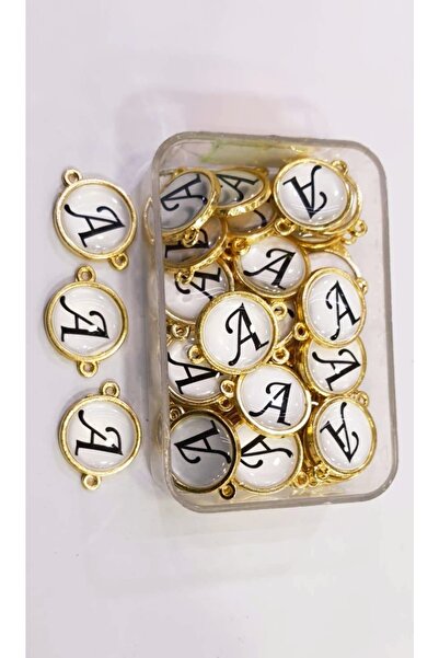 RLX BUJİTERİ Altın Sarı A Harfi Kolye Ve Bileklik Ucu